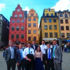 MTC group at the famous stockholm location. So innocent, so tired, so smelly from the long trip. ​